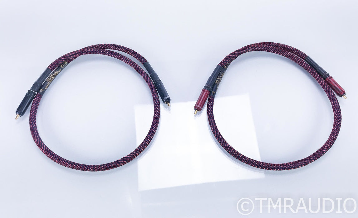 Snake River Audio Signature Series Cottonmouth RCA Cables; 1m Pair Interconnects