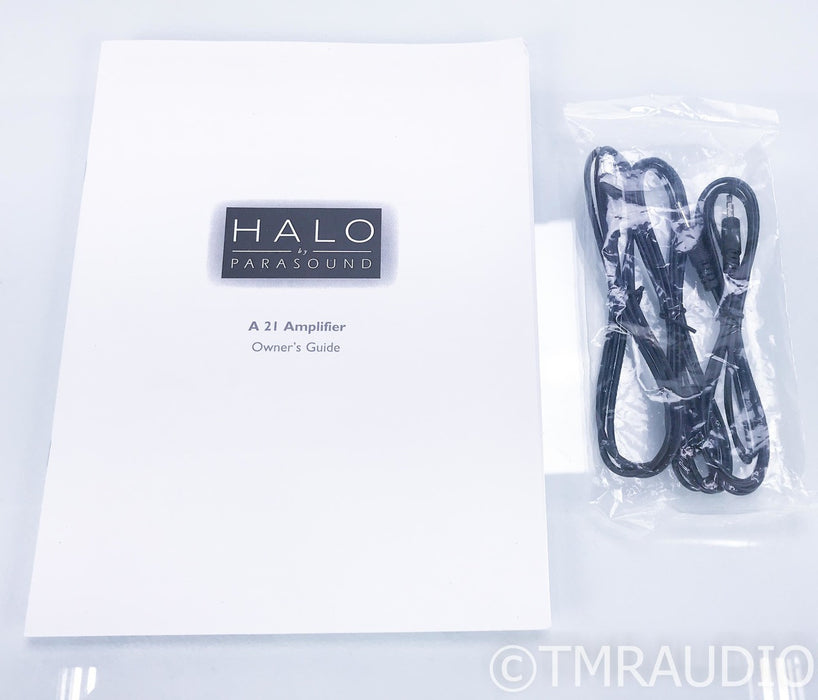 Parasound Halo A21 Stereo Power Amplifier; A-21; Silver