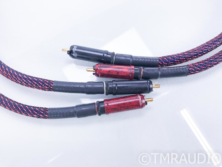 Snake River Audio Signature Series Cottonmouth RCA Cables; 1m Pair Interconnects
