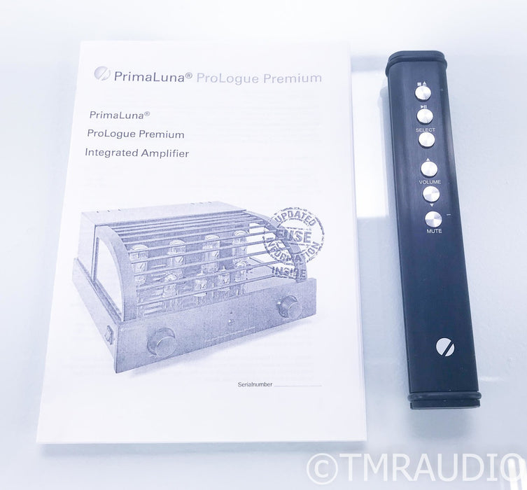 PrimaLuna ProLogue Premium Stereo Tube Integrated Amplifier; Remote
