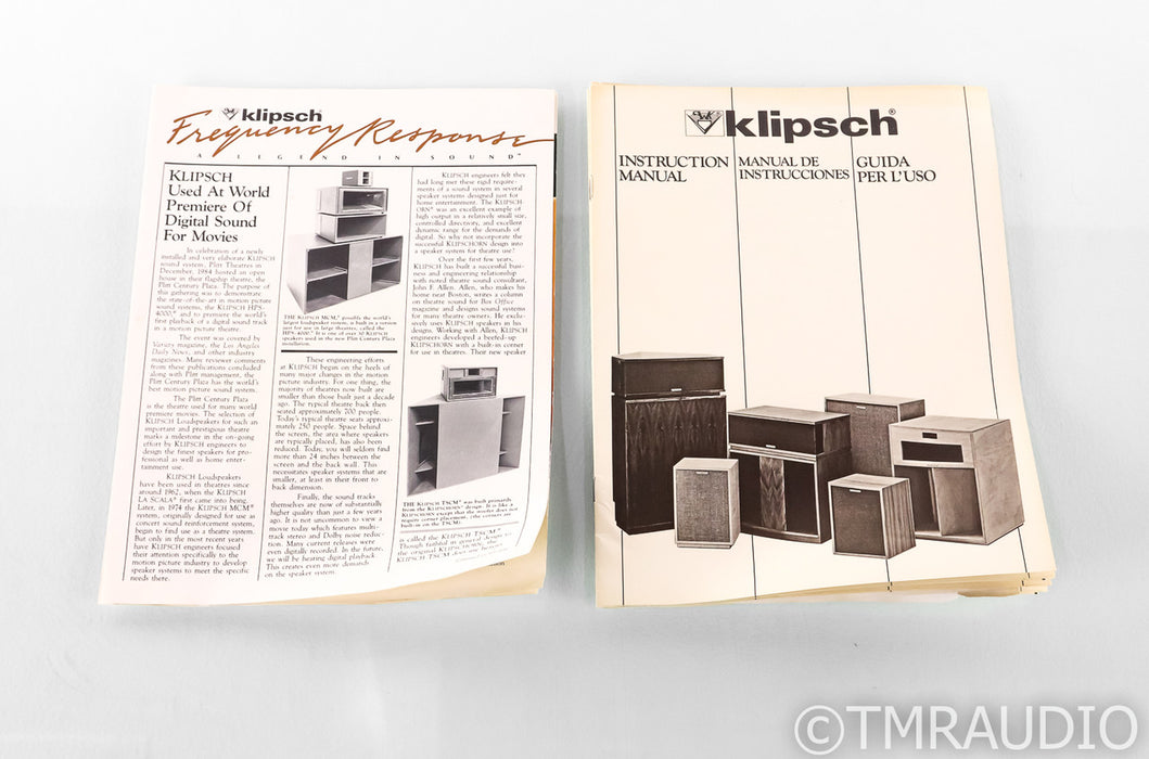 Klipsch KG4 Vintage Floorstanding Speakers