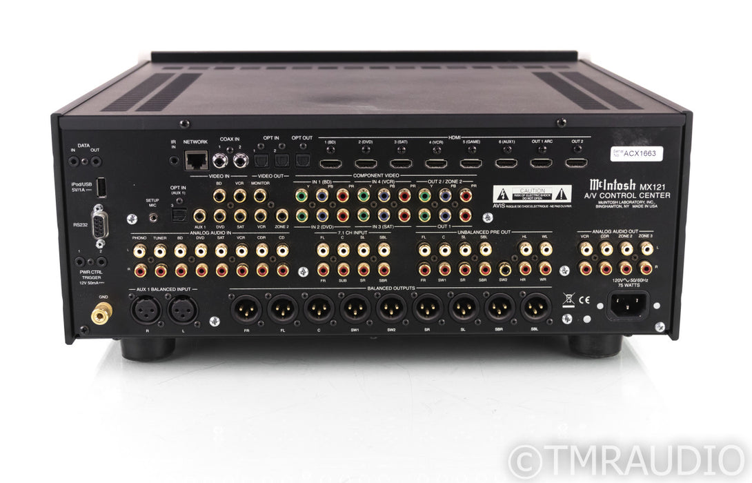 McIntosh MX121 7.2 Channel Home Theater Processor; Preamplifier; MX-121; Remote