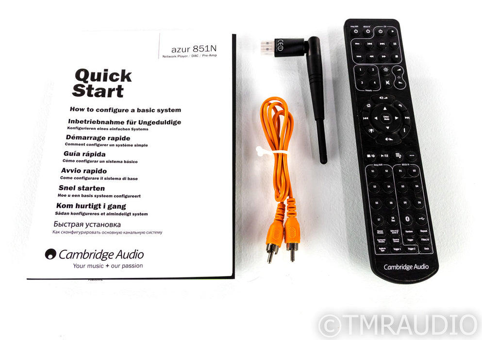 Cambridge Azur 851N Network Streamer / DAC; 851-N; Remote; Bluetooth