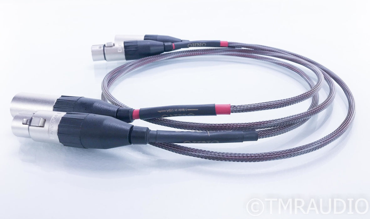 Audience Ohno XLR Cables; 1m Pair Balanced Interconnects