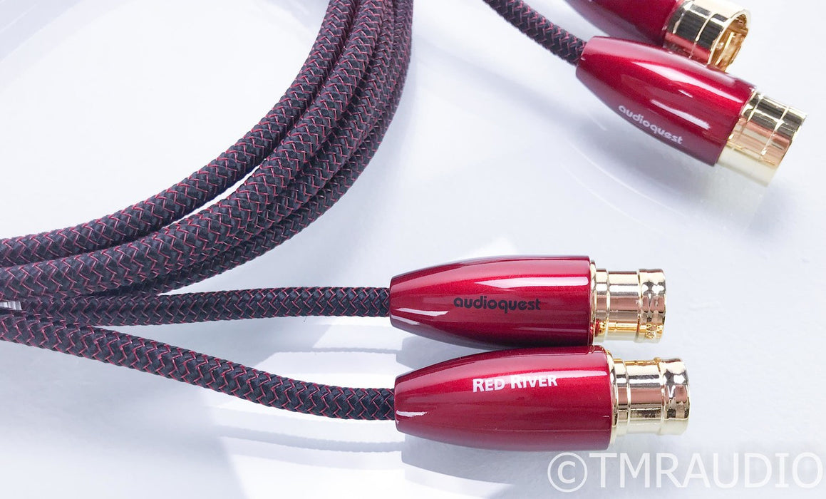 Audioquest Red River XLR Cables; 2m Pair Balanced Interconnects