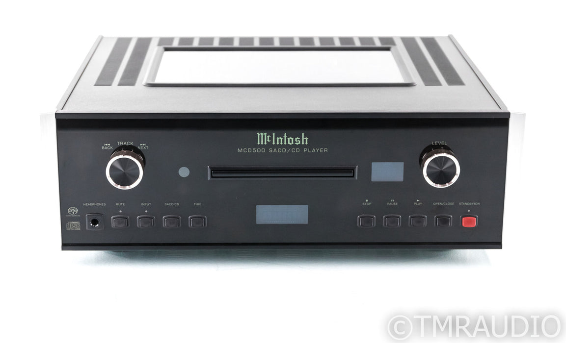 McIntosh MCD500 SACD / CD Player; MCD-500; Remote (Less than one year)