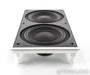 B&W ISW-4 In-Wall / In-Ceiling Subwoofer; White Grill; ISW4