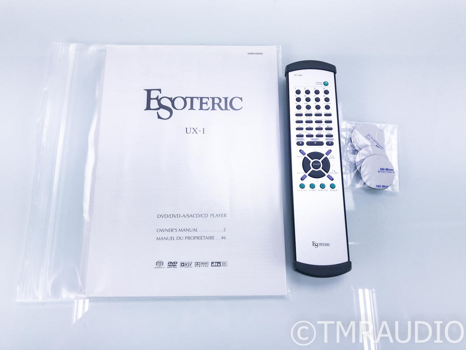 Esoteric UX-1 Limited Universal DVD / SACD Player; UX1 LTD; Remote