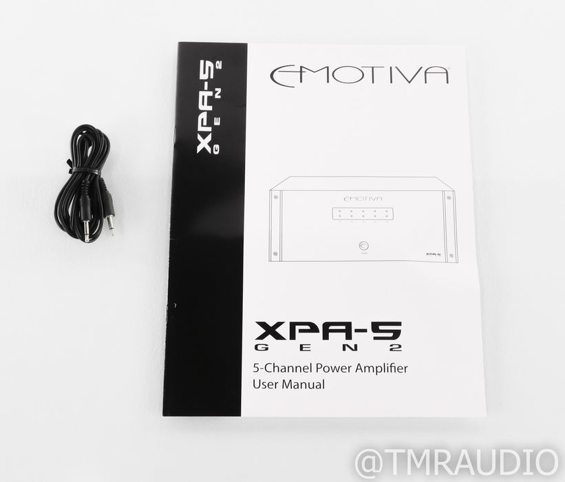 Emotiva XPA-5 Gen2 5 Channel Power Amplifier; XPA5 MkII