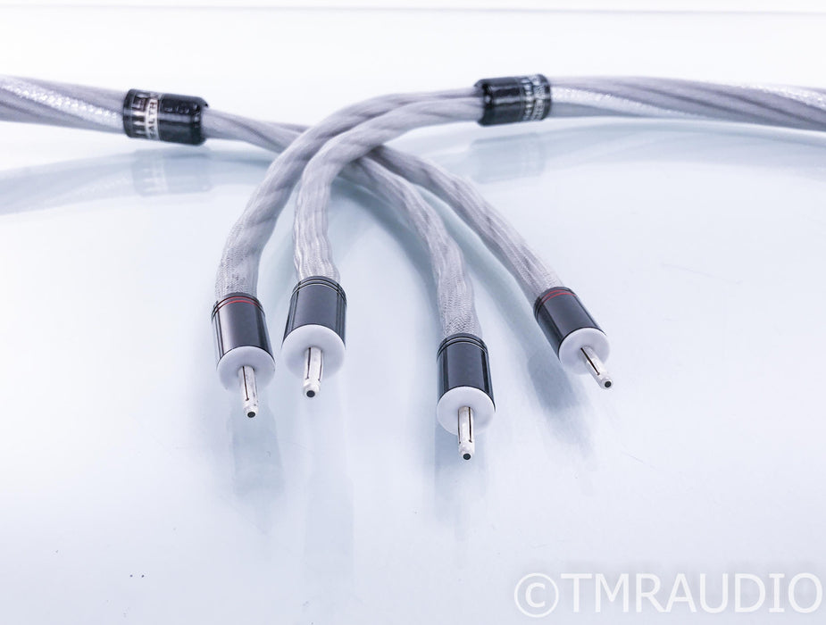 Stealth Audio Reverie Speaker Cables; 2.5m Pair; Silver Banana Terminations