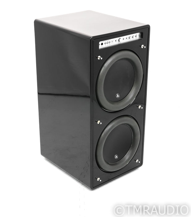 JL Audio Fathom F212 Dual 12" Powered Subwoofer; Gloss Black; F-212