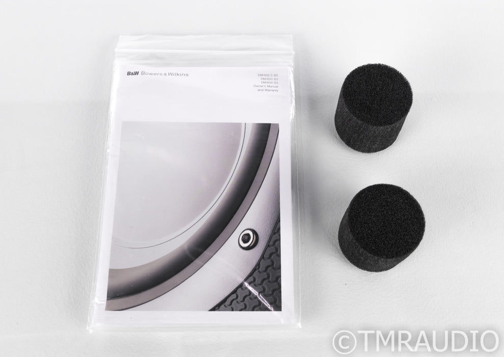 B&W DM604 S3 Floorstanding Speakers