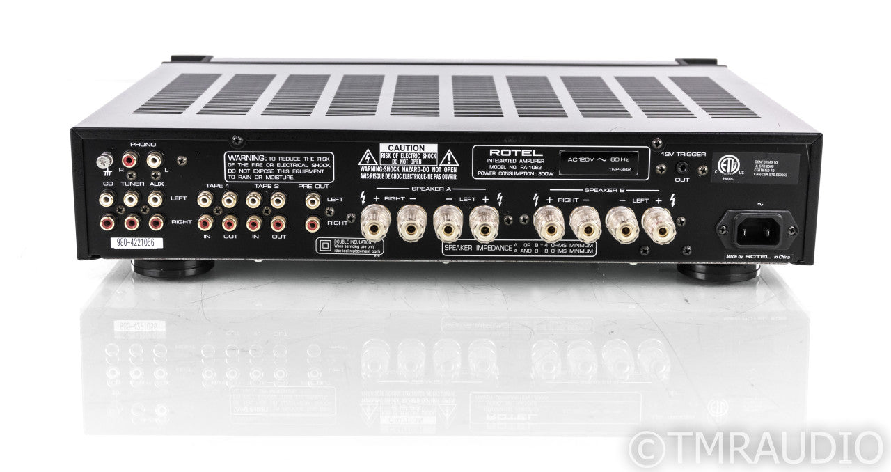 Rotel RA-1062 Stereo Integrated Amplifier; RA1062; Remote; MM Phono