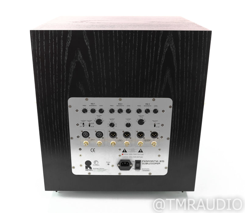 Revel Performa B15 15" Powered Subwoofer; B-15; Black Ash