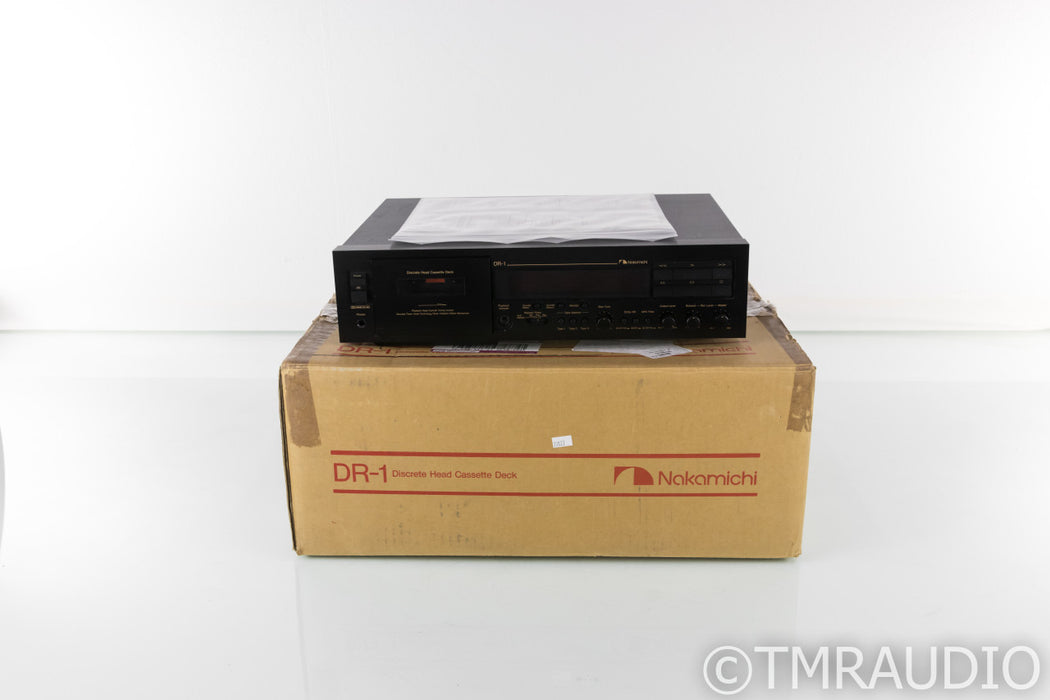 Nakamichi DR-1 Vintage Cassette Tape Deck / Recorder; DR1; Manual