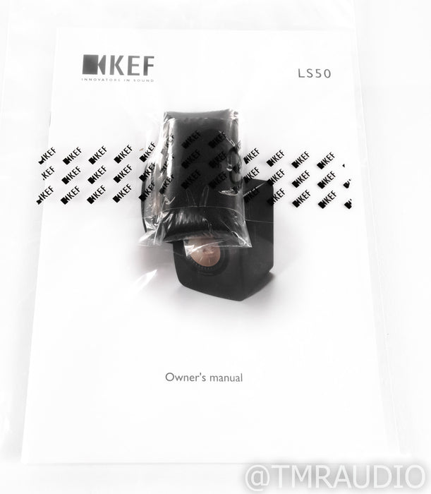 KEF LS50 Bookshelf Speakers; Black / Copper Pair; LS-50