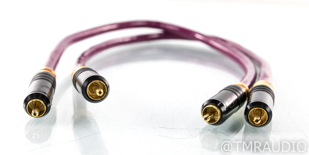 JPS Labs Superconductor 3 RCA Cables; .5m Pair Interconnects; WBT Terminations