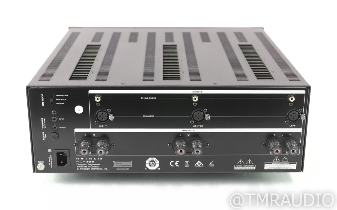 Anthem MCA325 Three Channel Power Amplifier; MCA-325