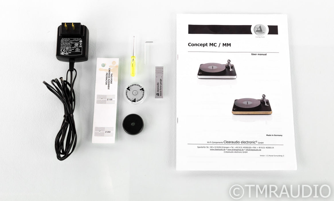 Clearaudio Concept Belt Drive Turntable; (No Cartridge)