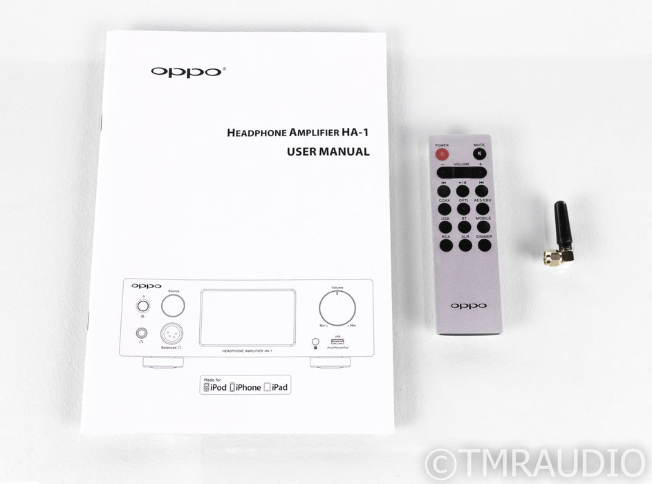 Oppo HA-1 Headphone Amplifier; HA1; Remote; Bluetooth