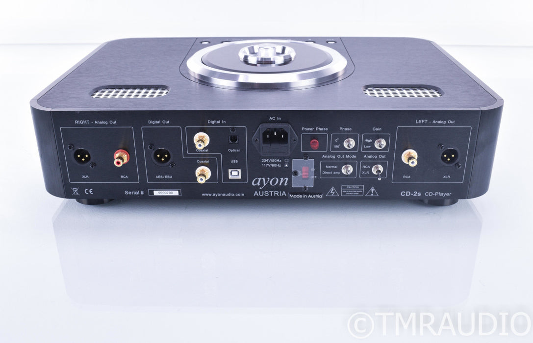 Ayon CD-2s Tube CD Player / Transport; D/A Converter; Remote; CD2s