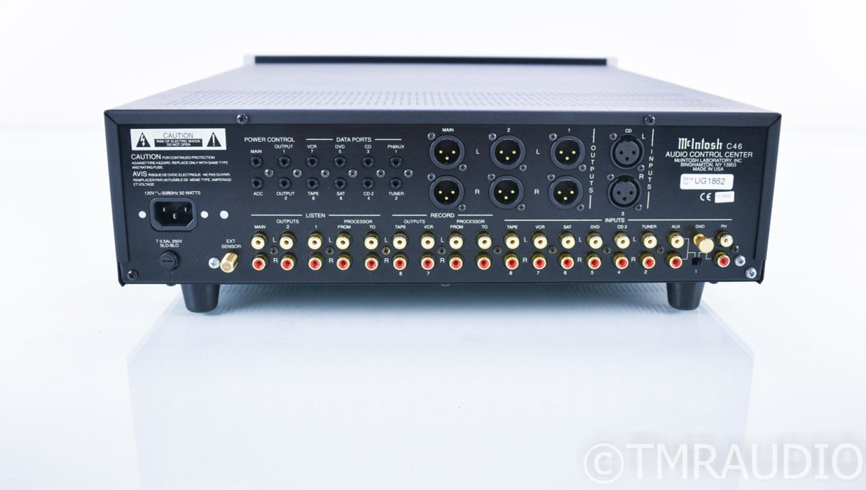 McIntosh C46 Stereo Preamplifier; C-46; Remote