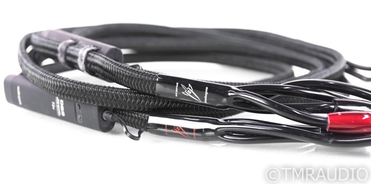 Audioquest Rocket 88 Silver Plated Bi-Wire Speaker Cables; 8ft Pair; 72v DBS