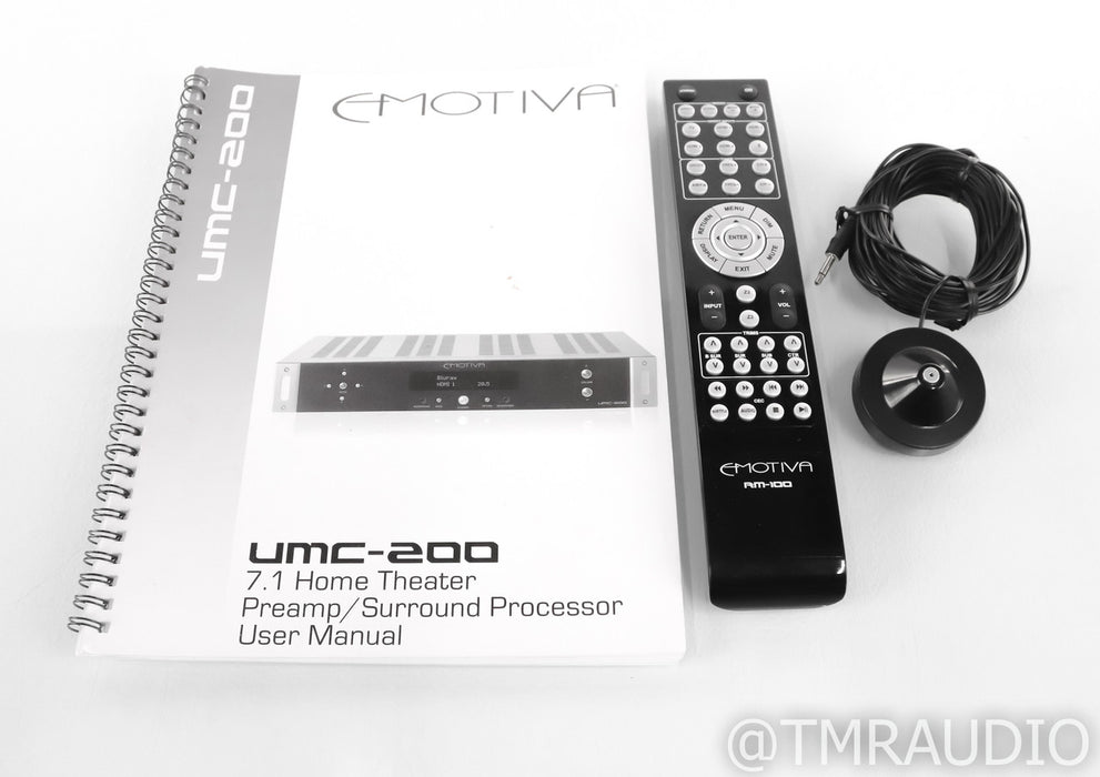 Emotiva UMC-200 7.1 Channel Home Theater Processor; UMC200; Remote
