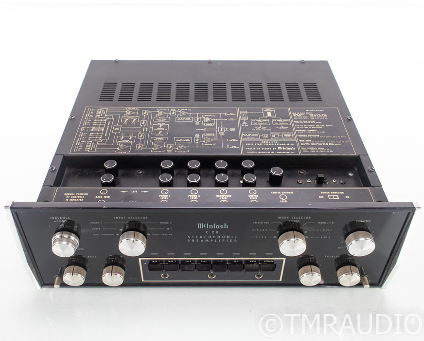 McIntosh C28 Vintage Stereo Preamplifier; C-28; MM Phono