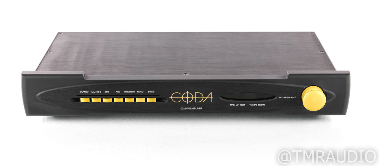 Coda 07x Stereo Preamplifier; 07-X; Remote