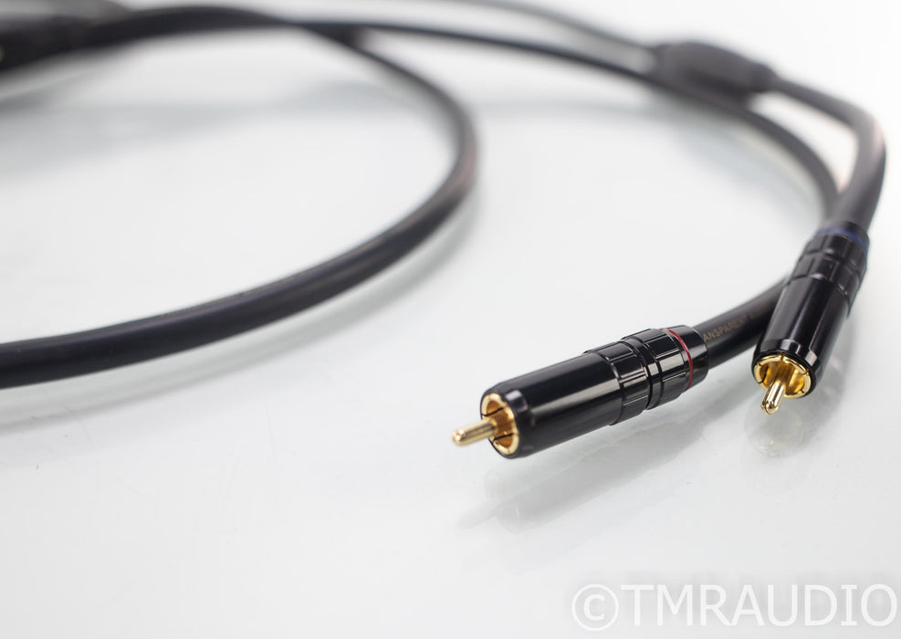 Transparent Audio Plus RCA Cables; 1.5m Pair Interconnects; Gen 5