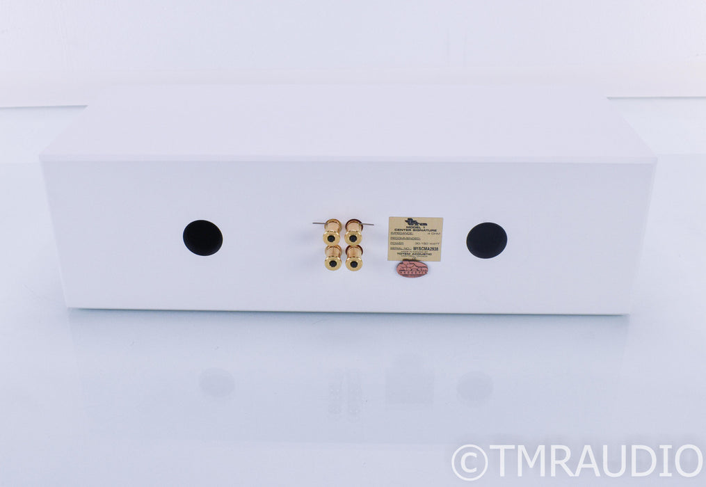 Totem Model 1 Center Signature Center Channel Speaker; Satin White