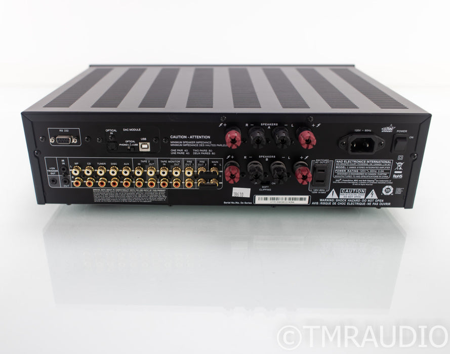 NAD C 356BEE Stereo Integrated Amplifier / DAC; Remote; MDC DAC Module