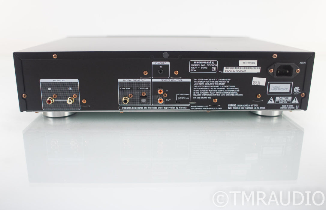 Marantz CD6005 CD Player; CD-6005; Remote