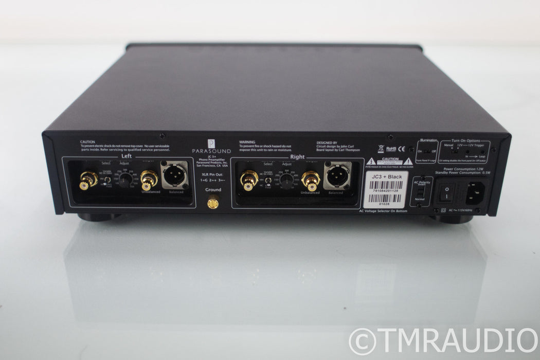 Parasound Halo JC3+ Phono Preamplifier; Black