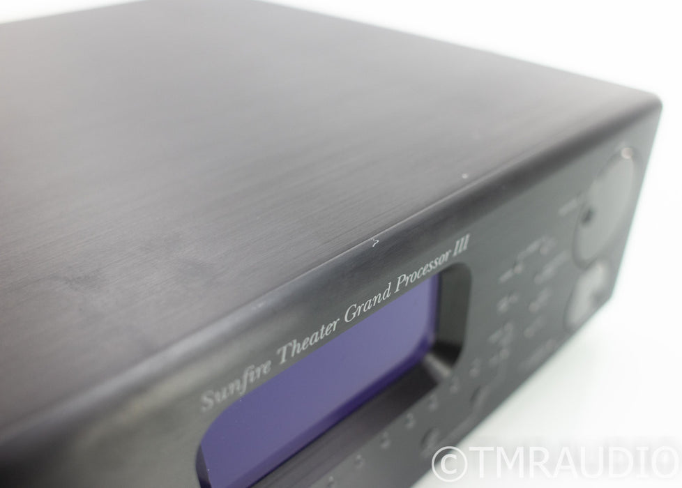 Sunfire Theater Grand III Home Theater Processor; Architect's Choice; MM Phono
