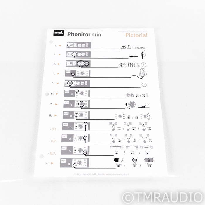 SPL Phonitor Mini Headphone Amplifier; Model 1320