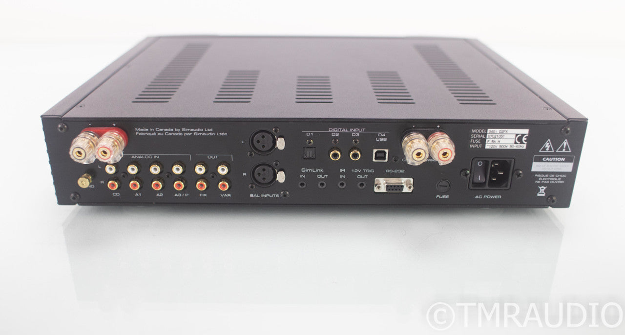 Simaudio Moon Neo 340i D2PX Stereo Integrated Amplifier / DAC; MM/MC Phono