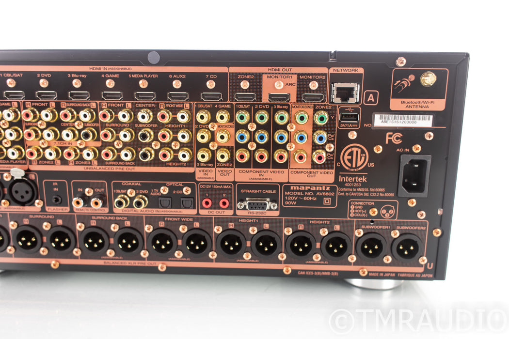 Marantz AV8802A 11.2 Channel Home Theater Processor; Preamplifier; AV-8802A