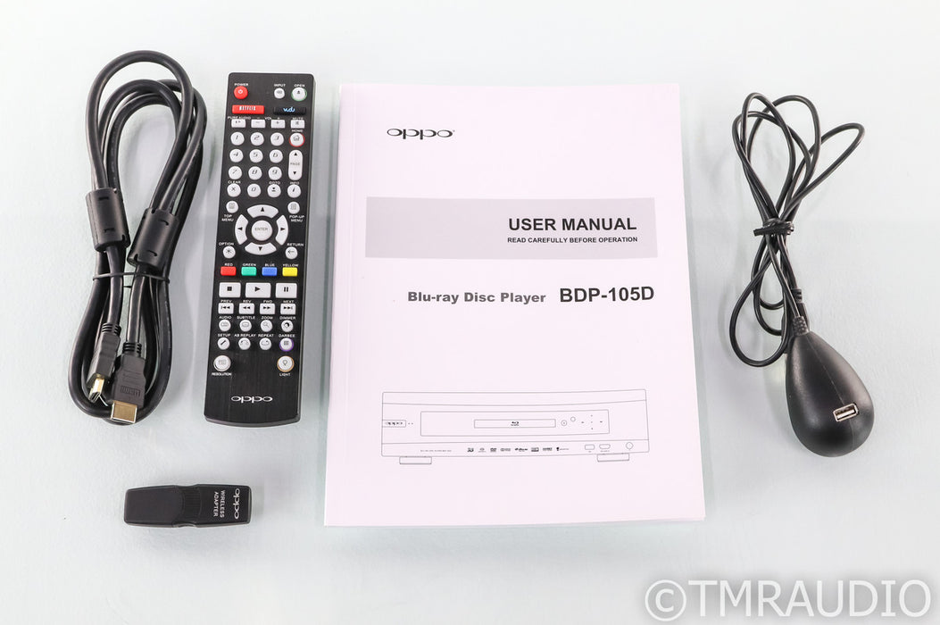 Oppo BDP-105D Universal Blu-Ray Player; BDP105D; D/A Converter; Remote