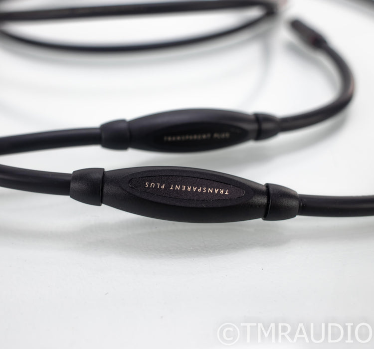 Transparent Audio Plus RCA Cables; 1.5m Pair Interconnects; Gen 5