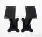 23.5" Speaker Stands; Matte Black Pair