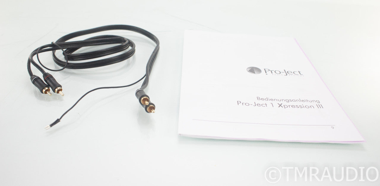Pro-Ject 1-Xpression III Turntable; Sumiko Oyster Cartridge