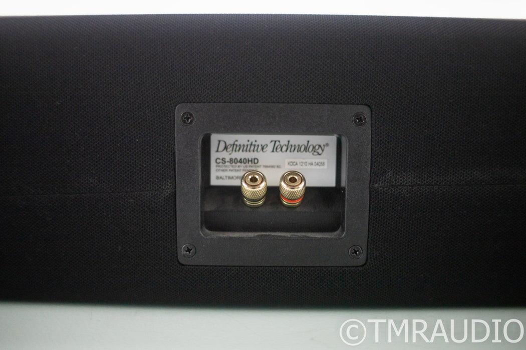 Definitive Technology CS-8040HD Center Channel Speaker; Black; CS8040 HD