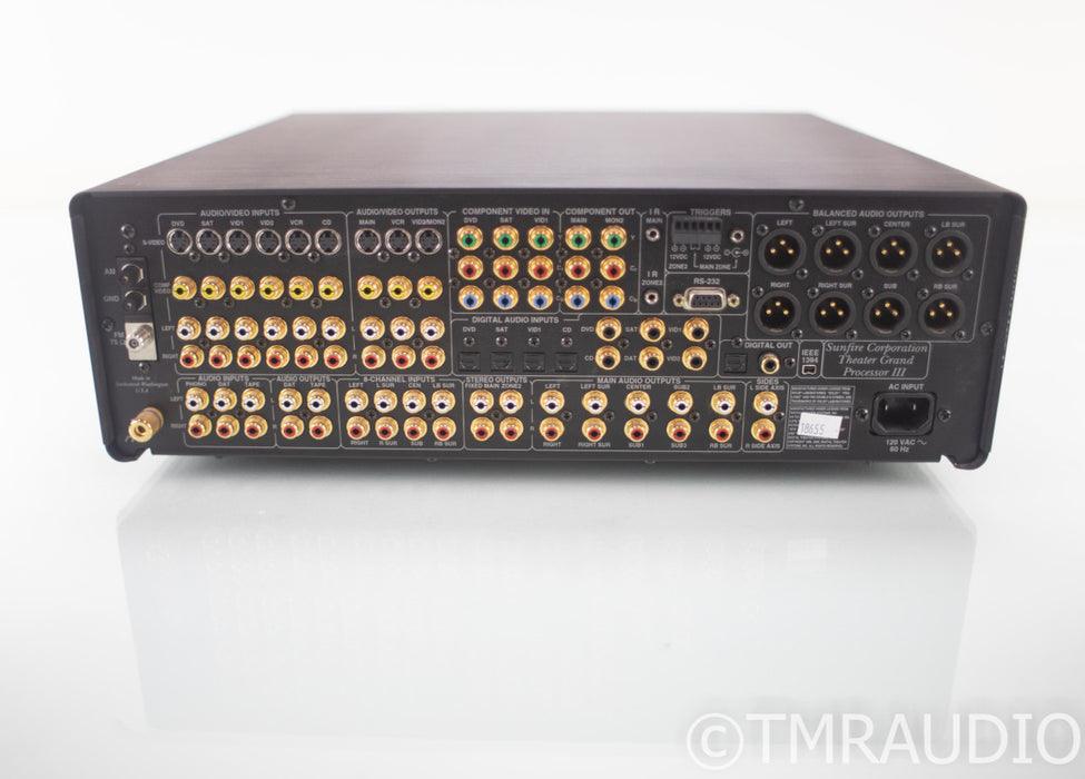 Sunfire Theater Grand III Home Theater Processor; Architect's Choice; MM Phono