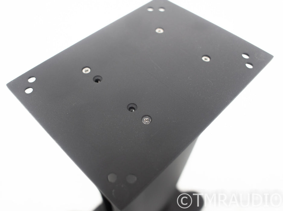 23.5" Speaker Stands; Matte Black Pair