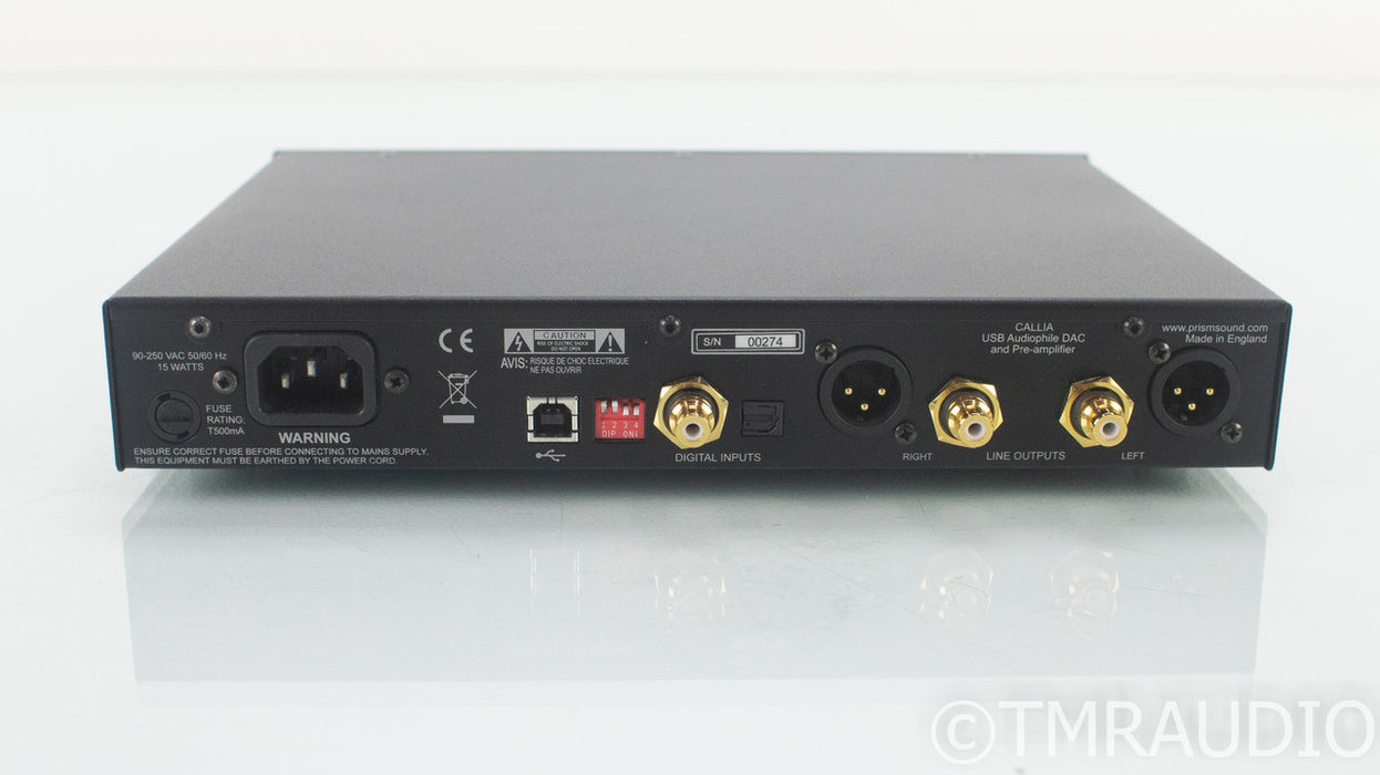 PrismSound Callia DAC / Preamplifier; D/A Converter; DSD