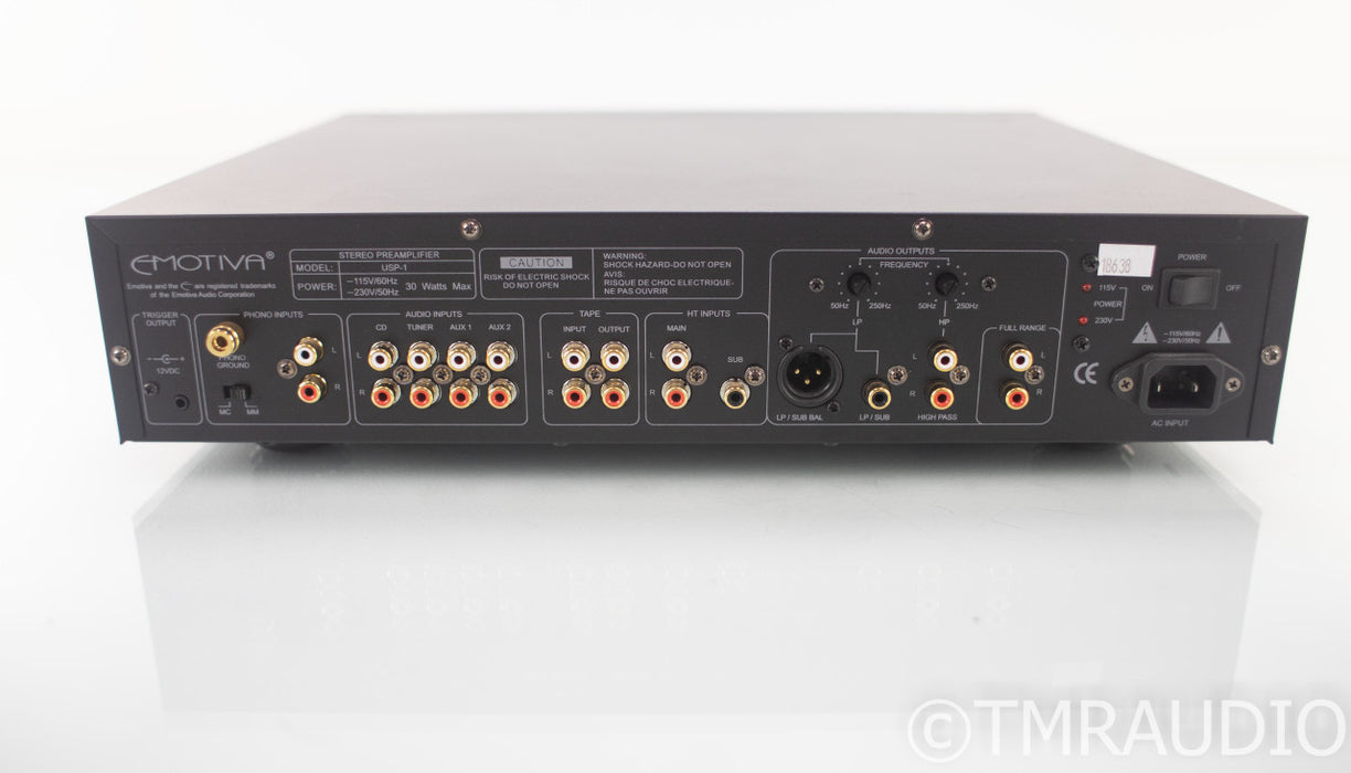 Emotiva USP-1 2.1 Channel Preamplifier; USP1; Remote