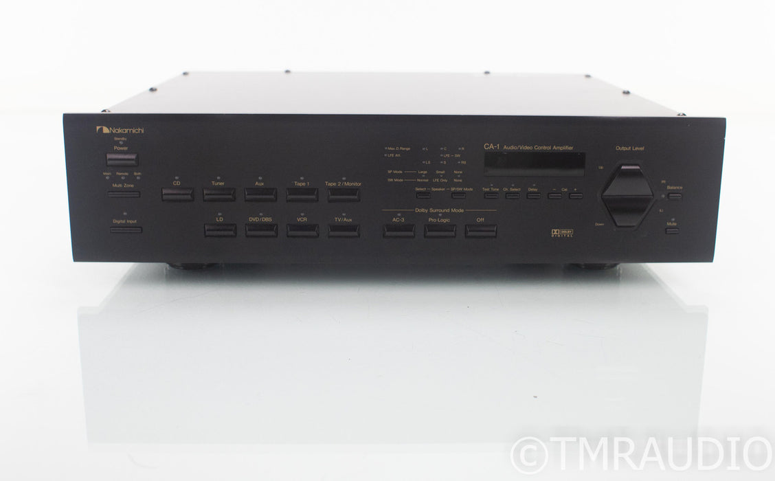 Nakamichi CA-1 5.1 Channel Home Theater Processor; CA1; Remote