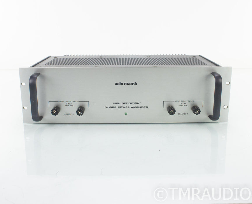 Audio Research D-100A Stereo Power Amplifier; D100A